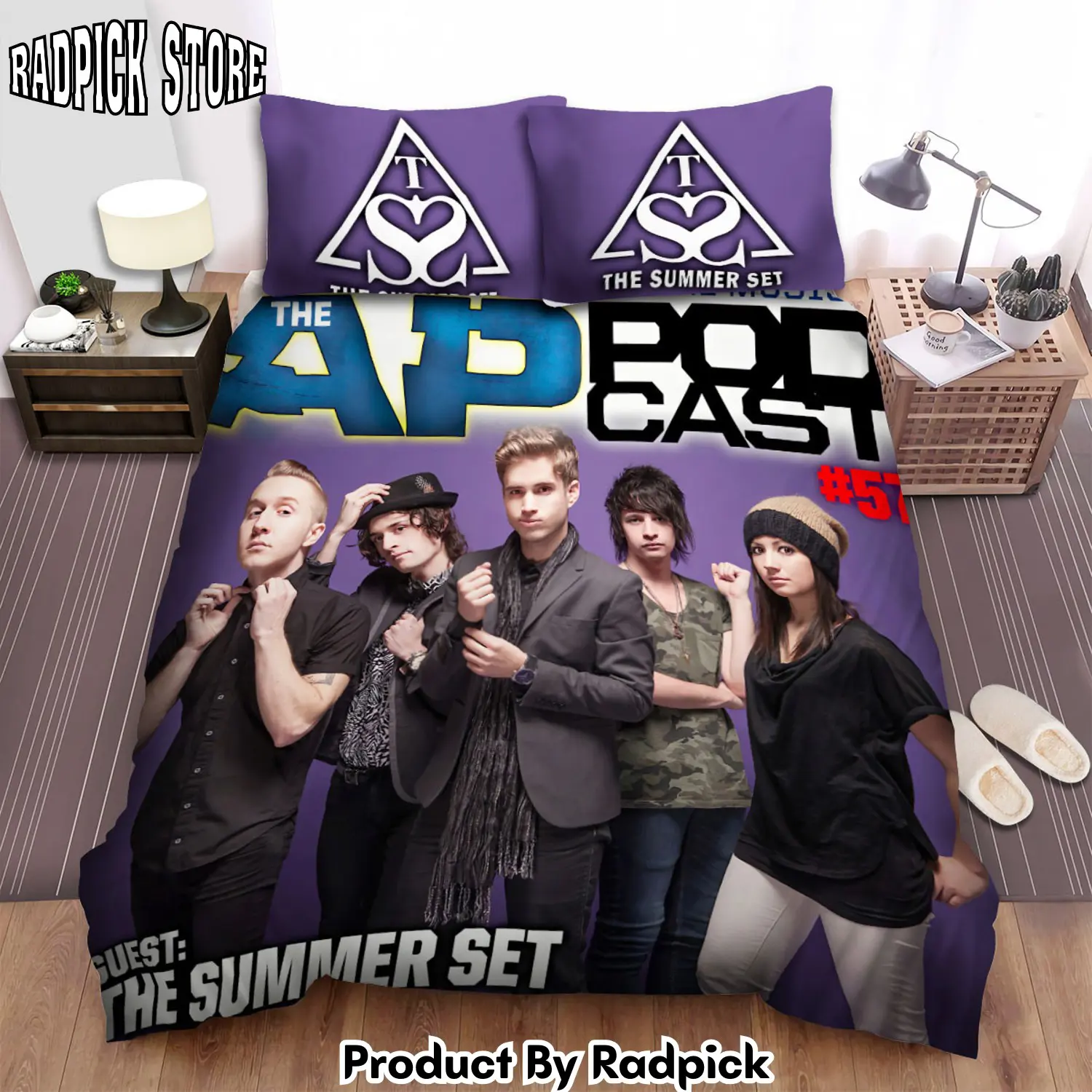 Radpick the summer set music band podcast 57 cover bed sheets spread comforter duvet cover bedding sets rp327900